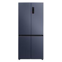 TCL R452T9-UQS 风冷十字对开门冰箱 452L 烟墨蓝