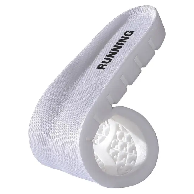 东方脚印 2双 运动鞋垫减震军训软弹久站不累踩屎感男女加厚吸汗防臭 白色经典款 3536