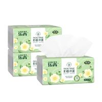 雨森抽纸原生木浆纸抽面巾纸宿舍5层加厚抽纸400张80抽大包抽纸 5层 400张*3包 【活动专属】