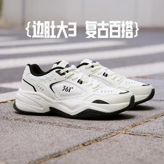  361° 耐磨 女士运动鞋  羽毛白/曜石黑 青少年,青年