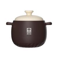 康巴赫（KBH）砂锅煲汤锅陶瓷锅砂锅炖锅中药锅电陶炉燃气灶砂锅 【加厚5-6人适用】【深汤煲】 4L