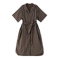 JNBYHOME江南布衣春夏条纹睡裙睡衣连衣裙可外穿家居服女