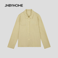 JNBYHOME 25年秋季女长袖格纹家居服套装 S