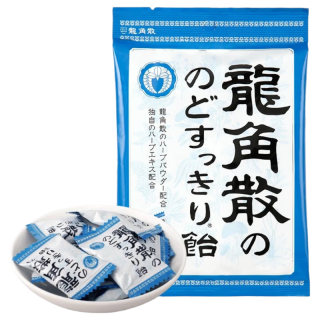 RYUKAKUSAN 龍角散 原装进口润喉糖 70g*1+80g*4