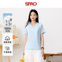 SPAO SPDX25AT04XY 纯棉修身 男士T恤