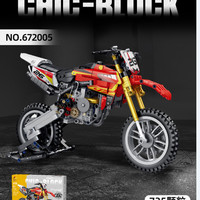 潘洛斯 PANLOS BRICKS 疾速机车系列 672005 雅马哈 YZ450 越野摩托积木模型