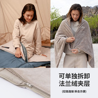 挪客日暄电加热睡袋成人户外露营冬季加厚防寒保暖发热毯USB充电