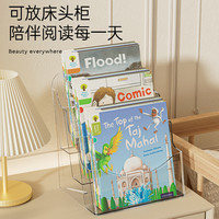 儿童书架宝宝绘本多层收纳架家用桌面书本收纳盒床头阅读置物架子