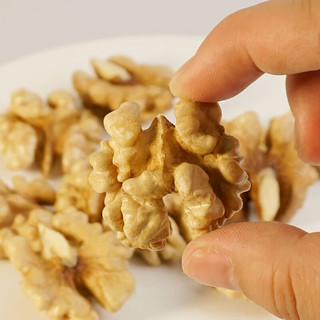 问君  新货核桃仁原味薄皮生核桃坚果孕妇办公室休闲零食 原味核桃仁【粒大厚实】250g*1袋