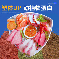 小型鱼饲料鱼食小颗粒热带鱼饲料观赏孔雀鱼饲料灯科鱼鱼苗鱼粮