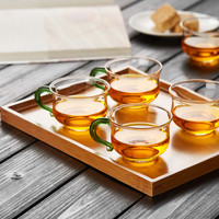 品茗杯个人杯主人杯泡茶功夫茶具小茶杯单杯小杯子加厚玻璃小品杯