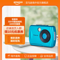 Polaroid 宝丽来 IS048 数码相机 防水即时共享 1600万像素 便携式手持运动相机 蓝绿色