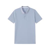 移动端、京东百亿补贴：京东京造 运动短袖Polo衫男跑步健身春夏 灰蓝色 3.0 L