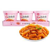 阿宽甜辣炒年糕255g(85g*3)韩式年糕条杯泡菜炒年糕条即食速食