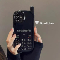 ins高级皮纹金属框iPhone16promax手机壳适用15/14苹果15pro保护套i13男16plus女款12防摔11超火卡通软壳