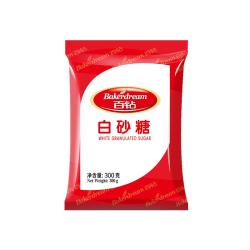 百钻 白砂糖300g 家用食用白糖烘焙冲饮咖啡伴侣甜品蛋糕厨房调味料