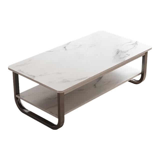 修乐 茶几客厅 茶桌 暖白色80cm