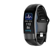 NIPTW华为机鸿蒙系统苹果机iOS适用高精准智能血压手环心率血氧检测仪心电图男女成人运动手表 升级版曜石黑