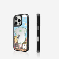 CASETiFY Maltese线条小狗 春日美好系列 园丁小狗 适用于iPhone16ProMax/16Pro/15ProMax/14ProMax手机壳