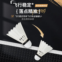 川崎T75羽毛球耐打初学训练体育比赛户外鹅毛球12只装极光稳定ymq