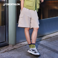 迪卡侬SPW365428运动短裤泡泡纱速干防晒夏季户外休闲工装男SAY3 L