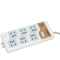 泰力 带过载插线板排插办公独立开关拖线板家用款总控电源接线板RE