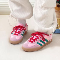 阿迪达斯2025春女GAZELLE经典运动板鞋德训鞋「T头鞋」JI2713