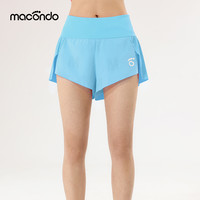 马孔多运动速干短裤男女款训练马拉松1.5英寸风洞竞速跑步短裤4代 L