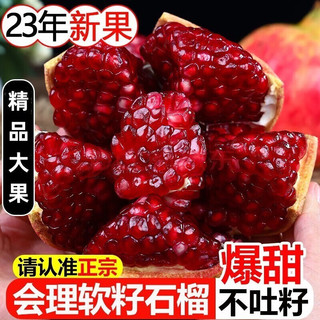 初石 突尼斯软籽石榴 单果350g+ 净重4.25斤