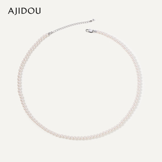 AJIDOU阿吉豆珍珠项链轻奢小众高级感小珍珠项链年轻款