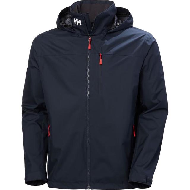 HELLY HANSEN Helly-Hansen H/H海丽汉森男士Crew 2.0防水防风连帽夹克外套城市通勤日常休闲 597 Navy Large