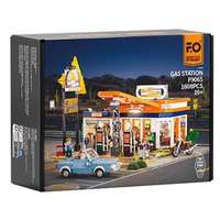 灯搭 Lumibricks 公路旅行系列 F9065 公路加油站