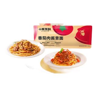 小熊驾到（BearComing）经典番茄肉酱意大利面超值袋装方便面速食意粉意面通心粉面 番茄肉酱意面4袋+黑椒牛肉意面2袋