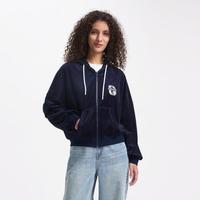Gap 女装2024秋季款天鹅绒大G刺绣logo连帽卫衣休闲外套637173