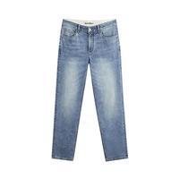 GXG男装 浅蓝色牛仔裤修身男长裤 24年夏G24X052003 牛仔蓝 3XL