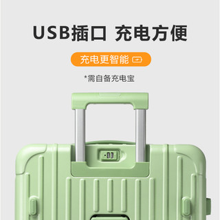 Semir/森马大容量行李箱女20寸登机箱24旅行箱男密码皮箱子拉杆箱