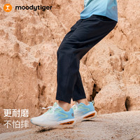 moodytiger儿童拒水运动裤男女童裤子透气弹力耐磨户外长裤