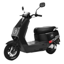 爱玛 电动摩托车辉腾72V32AH长续航130KM外卖家用舒适出行智能电动车 茶白