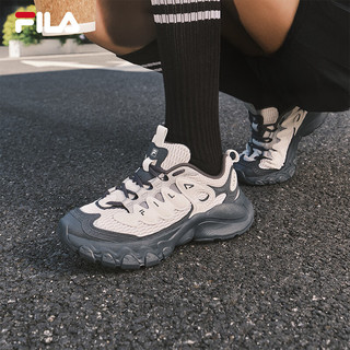  FILA/斐乐 厚底 女士运动鞋  白中白/影黑灰-BD 38