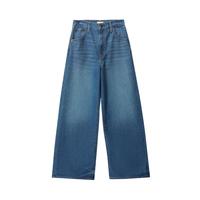 Levi's李维斯25年秋冬新款女士Baggy经典高腰宽直筒牛仔裤0001UP 浅蓝 2