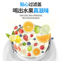 BOTTLED JOY吨吨杯运动便携水杯 大容量随手杯耐高温防漏太空杯水杯男女 丁香紫+tritan+可装开水 1L