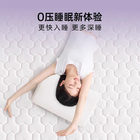 浪莎（langsha）A类乳胶床垫1.5米x1.9米软床褥子记忆绵榻榻米床垫子1.5x2米铺底 minmin-白紫【厚约6cm】 150cm*200cm双人床【拒绝塌陷】