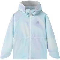 波司登（BOSIDENG）25年夏国标时尚防晒衣女童UPF100+防紫外线外套T250525138 静谧蓝语9CF8 140 /64