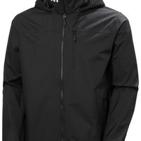 Helly-Hansen H/H海丽汉森男士Crew 2.0防水防风连帽夹克外套城市通勤日常休闲 990 Black X-Large