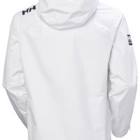 Helly-Hansen H/H海丽汉森男士Crew 2.0防水防风连帽夹克外套城市通勤日常休闲 001 White 5X-Large