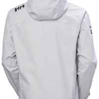 Helly-Hansen H/H海丽汉森男士Crew 2.0防水防风连帽夹克外套城市通勤日常休闲 853 Grey Fog 4X-Large