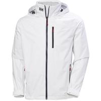 Helly-Hansen H/H海丽汉森男士Crew 2.0防水防风连帽夹克外套城市通勤日常休闲 001 White Small