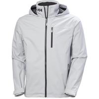 Helly-Hansen H/H海丽汉森男士Crew 2.0防水防风连帽夹克外套城市通勤日常休闲 853 Grey Fog Small