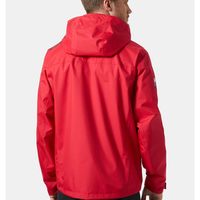 Helly-Hansen H/H海丽汉森男士Crew 2.0防水防风连帽夹克外套城市通勤日常休闲 162 Red Large