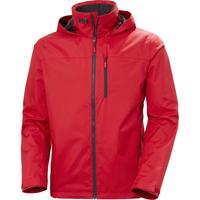 Helly-Hansen H/H海丽汉森男士Crew 2.0防水防风连帽夹克外套城市通勤日常休闲 162 Red Medium